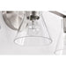 SATCO/NUVO Gianna 3-Light Vanity Brushed Nickel Finish Clear Glass (60-8333)