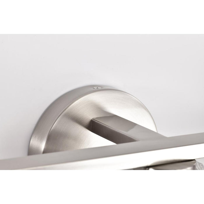 SATCO/NUVO Gianna 3-Light Vanity Brushed Nickel Finish Clear Glass (60-8333)
