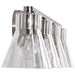 SATCO/NUVO Gianna 4-Light Vanity Brushed Nickel Finish Clear Glass (60-8334)