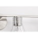 SATCO/NUVO Gianna 4-Light Vanity Brushed Nickel Finish Clear Glass (60-8334)