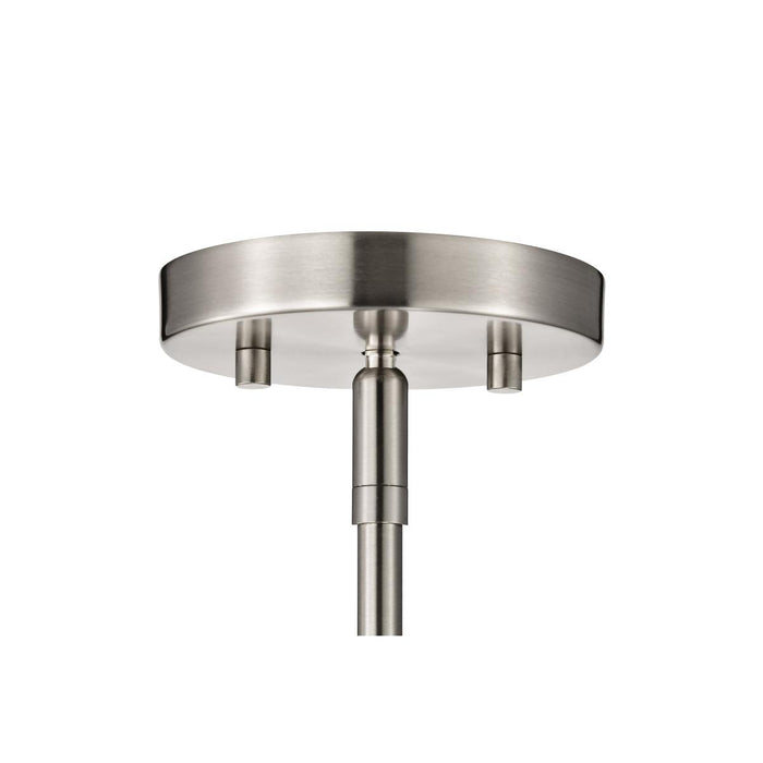 SATCO/NUVO Gianna 6-Light Chandelier Brushed Nickel Finish Clear Glass (60-8335)
