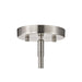 SATCO/NUVO Gianna 6-Light Chandelier Brushed Nickel Finish Clear Glass (60-8335)
