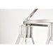 SATCO/NUVO Gianna 6-Light Chandelier Brushed Nickel Finish Clear Glass (60-8335)
