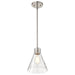 SATCO/NUVO Gianna Mini Pendant Brushed Nickel Finish Clear Glass (60-8337)