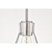 SATCO/NUVO Gianna Mini Pendant Brushed Nickel Finish Clear Glass (60-8337)