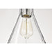 SATCO/NUVO Gianna Mini Pendant Brushed Nickel Finish Clear Glass (60-8337)
