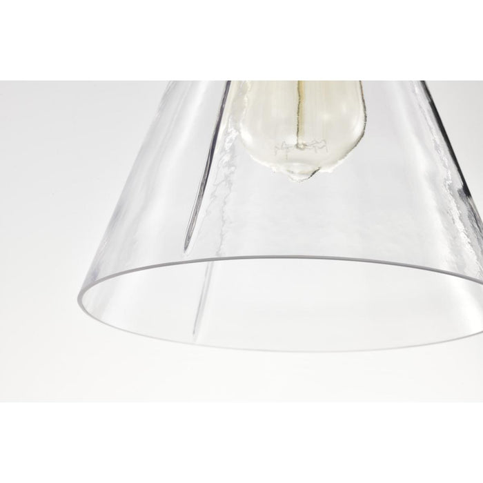 SATCO/NUVO Gianna Mini Pendant Brushed Nickel Finish Clear Glass (60-8337)