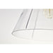 SATCO/NUVO Gianna 1-Light Medium Pendant Brushed Nickel Finish Clear Glass (60-8338)