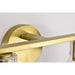 SATCO/NUVO Gianna 2-Light Vanity Vintage Brass Finish Clear Glass (60-8342)