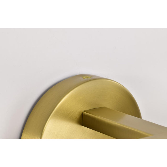 SATCO/NUVO Gianna 4-Light Vanity Vintage Brass Finish Clear Glass (60-8344)