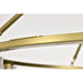 SATCO/NUVO Gianna 8-Light Chandelier Vintage Brass Finish Clear Glass (60-8346)