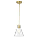 SATCO/NUVO Gianna Mini Pendant Vintage Brass Finish Clear Glass (60-8347)