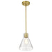 SATCO/NUVO Gianna Mini Pendant Vintage Brass Finish Clear Glass (60-8347)