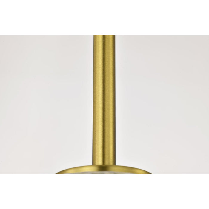 SATCO/NUVO Gianna Mini Pendant Vintage Brass Finish Clear Glass (60-8347)