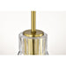 SATCO/NUVO Gianna Mini Pendant Vintage Brass Finish Clear Glass (60-8347)