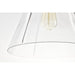 SATCO/NUVO Gianna 1-Light Medium Pendant Vintage Brass Finish Clear Glass (60-8348)