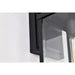 SATCO/NUVO Luca Small Outdoor Lantern Sand Black Finish Clear Beveled Glass (60-8510)