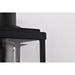 SATCO/NUVO Luca Medium Outdoor Lantern Sand Black Finish Clear Beveled Glass (60-8511)