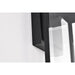 SATCO/NUVO Luca Large Outdoor Lantern Sand Black Finish Clear Beveled Glass (60-8512)
