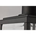 SATCO/NUVO Luca Outdoor Post Lantern Sand Black Finish Clear Beveled Glass (60-8513)