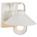 SATCO/NUVO Ridge Small Outdoor Lantern White Finish Clear Seeded Glass (60-8520)