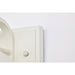 SATCO/NUVO Ridge Small Outdoor Lantern White Finish Clear Seeded Glass (60-8520)