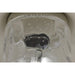 SATCO/NUVO Ridge Small Outdoor Lantern White Finish Clear Seeded Glass (60-8520)