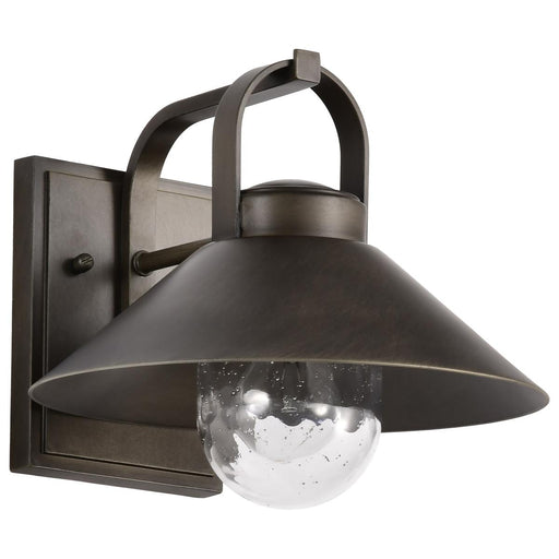 SATCO/NUVO Ridge Medium Outdoor Lantern Bronze Finish Clear Seeded Glass (60-8531)