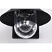 SATCO/NUVO Ridge Small Outdoor Lantern Black Finish Clear Seeded Glass (60-8540)