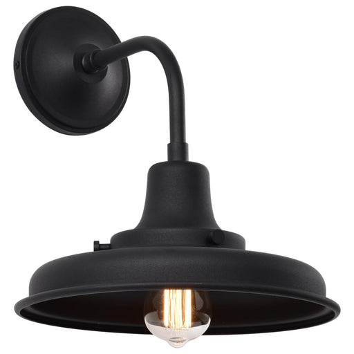 SATCO/NUVO Morris Medium Outdoor Lantern Black Finish (60-8551)