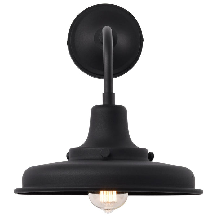 SATCO/NUVO Morris Medium Outdoor Lantern Black Finish (60-8551)