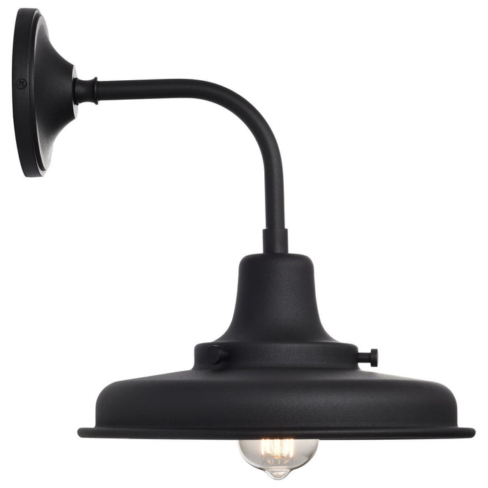 SATCO/NUVO Morris Medium Outdoor Lantern Black Finish (60-8551)