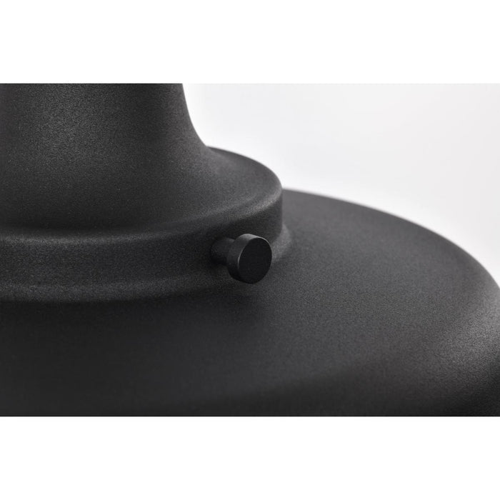 SATCO/NUVO Morris Medium Outdoor Lantern Black Finish (60-8551)