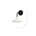 SATCO/NUVO Morris Small Outdoor Lantern Black Finish White Shade (60-8560)