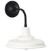 SATCO/NUVO Morris Medium Outdoor Lantern Black Finish White Shade (60-8561)
