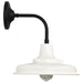 SATCO/NUVO Morris Medium Outdoor Lantern Black Finish White Shade (60-8561)