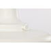 SATCO/NUVO Morris Medium Outdoor Lantern Black Finish White Shade (60-8561)