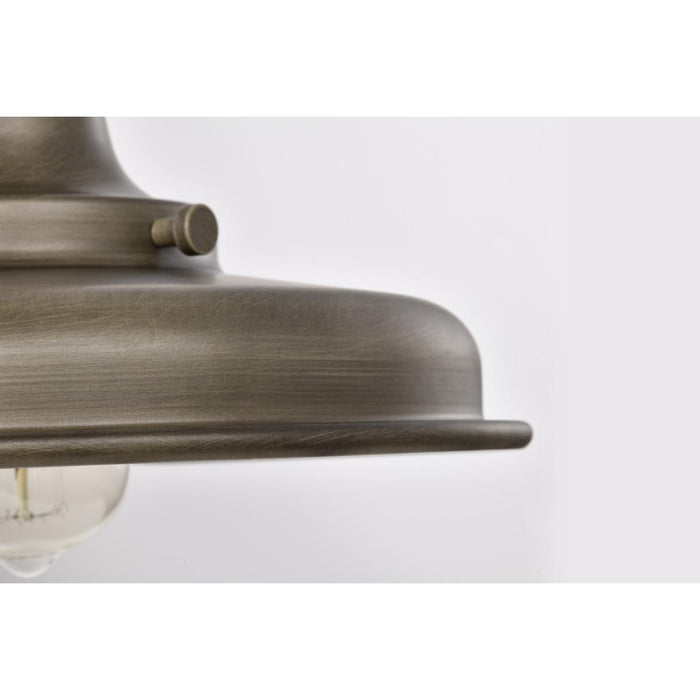 SATCO/NUVO Morris Medium Outdoor Lantern Burnished Bronze Finish (60-8571)