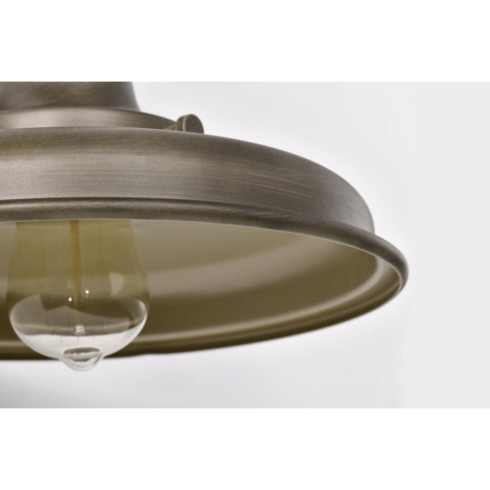 SATCO/NUVO Morris Medium Outdoor Lantern Burnished Bronze Finish (60-8571)