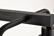 SATCO/NUVO Grayson 6 Light Island Pendant Matte Black Finish Clear Ribbed Glass (60-8610)