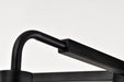 SATCO/NUVO Grayson 5 Light Chandelier Matte Black Finish Clear Ribbed Glass (60-8611)