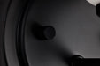 SATCO/NUVO Solara 1 Light Wall Sconce Matte Black Finish Frosted Ribbed Glass (60-8641)