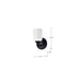 SATCO/NUVO Solara 1 Light Wall Sconce Natural Brass Finish Frosted Ribbed Glass (60-8661)