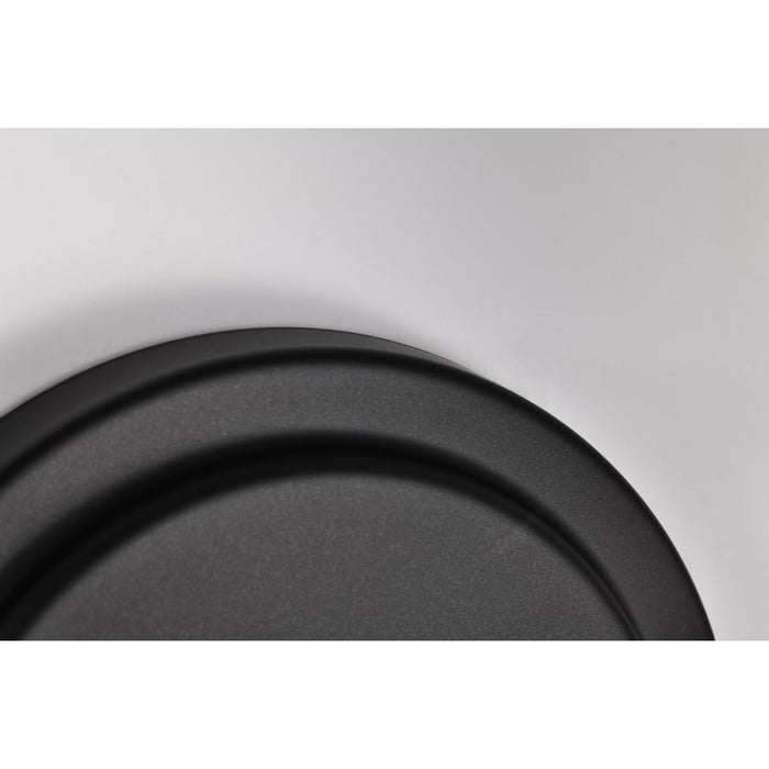 SATCO/NUVO Solara 2 Light Vanity Matte Black Finish Frosted Ribbed Glass (60-8642)