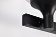 SATCO/NUVO Solara 4 Light Vanity Matte Black Finish Frosted Ribbed Glass (60-8644)