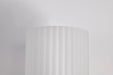 SATCO/NUVO Solara 1 Light Wall Sconce Matte Black Finish Frosted Ribbed Glass (60-8641)