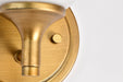 SATCO/NUVO Solara 1 Light Wall Sconce Matte Black Finish Frosted Ribbed Glass (60-8641)