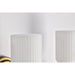 SATCO/NUVO Solara 3 Light Vanity Natural Brass Finish Frosted Ribbed Glass (60-8663)