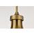 SATCO/NUVO Solara 7 Light Chandelier Natural Brass Finish Frosted Ribbed Glass (60-8671)