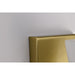 SATCO/NUVO Royale 1 Light Vanity Burnished Brass Finish Ribbed White Glass (60-8721)